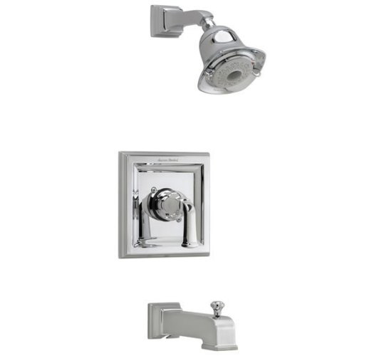 American Standard T555.528 Town Square Single Handle Tub and Shower Trim Only - Polished Chrome